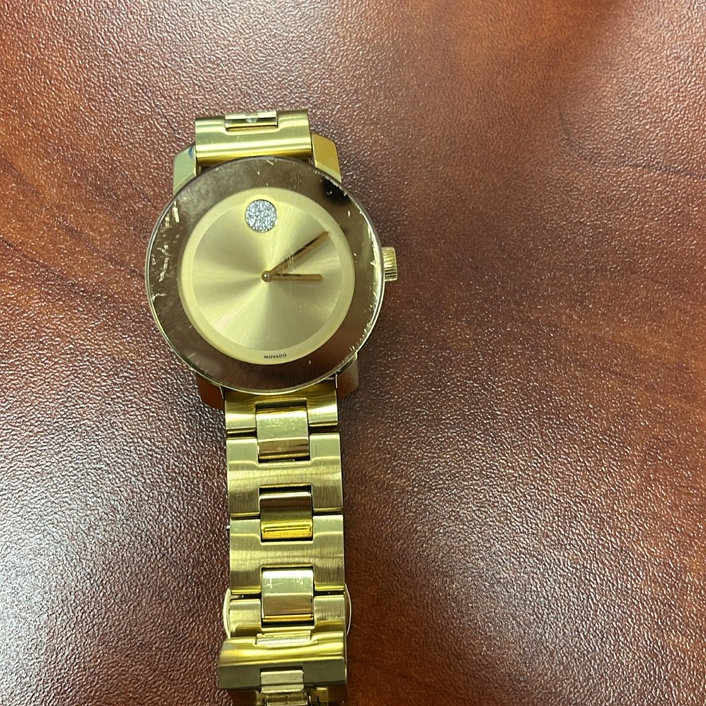 Movado Bold Gold Watch